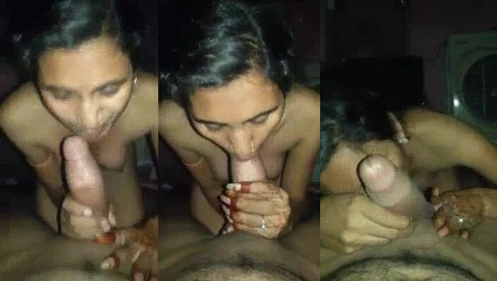 Muslim girlfriend ne mota lund suck kiya