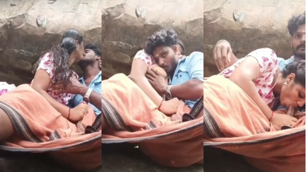 Telugu young lover ka outdoor kissing boobs sucking or blowjob mms