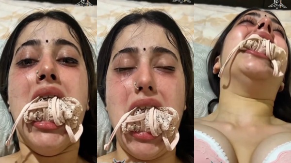 Social medai mai viral muh mai panty daba chud rahi bhabhi ka video